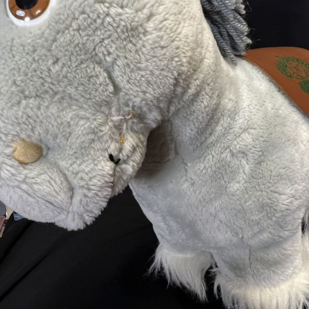 VTG Cabbage Patch Kids CPK 17” Show Pony Plush Gray Horse 1984 Coleco - Picture 8 of 11